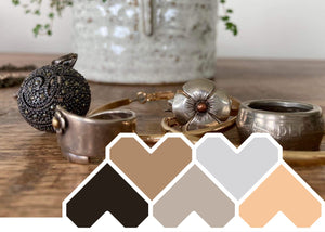 Colour Inspiration - February & March - Metallic Goodness!