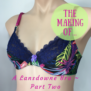 The Making of ~ A Lansdowne Bra ~ Part Two