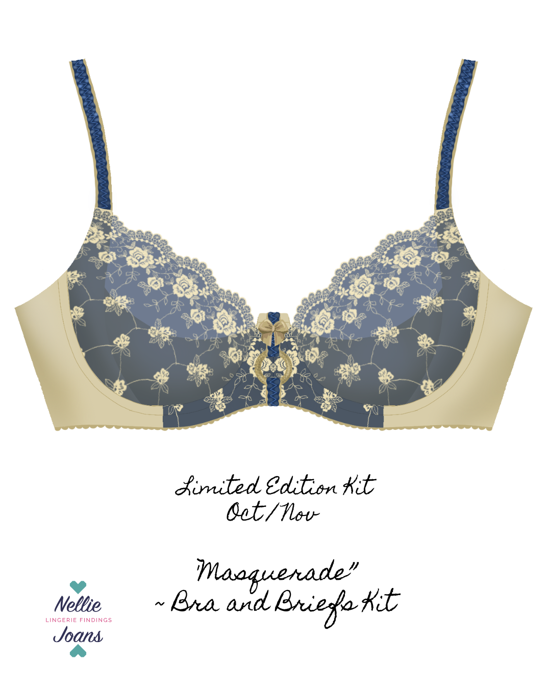 Limited Edition Kit ~ Masquerade ~ Underwire Bra + Briefs
