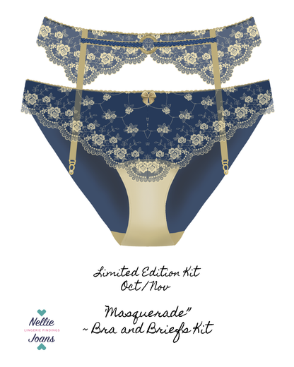 Limited Edition Kit ~ Masquerade ~ Underwire Bra + Briefs
