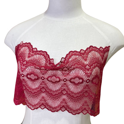 Stretch Lace ~ Carmine