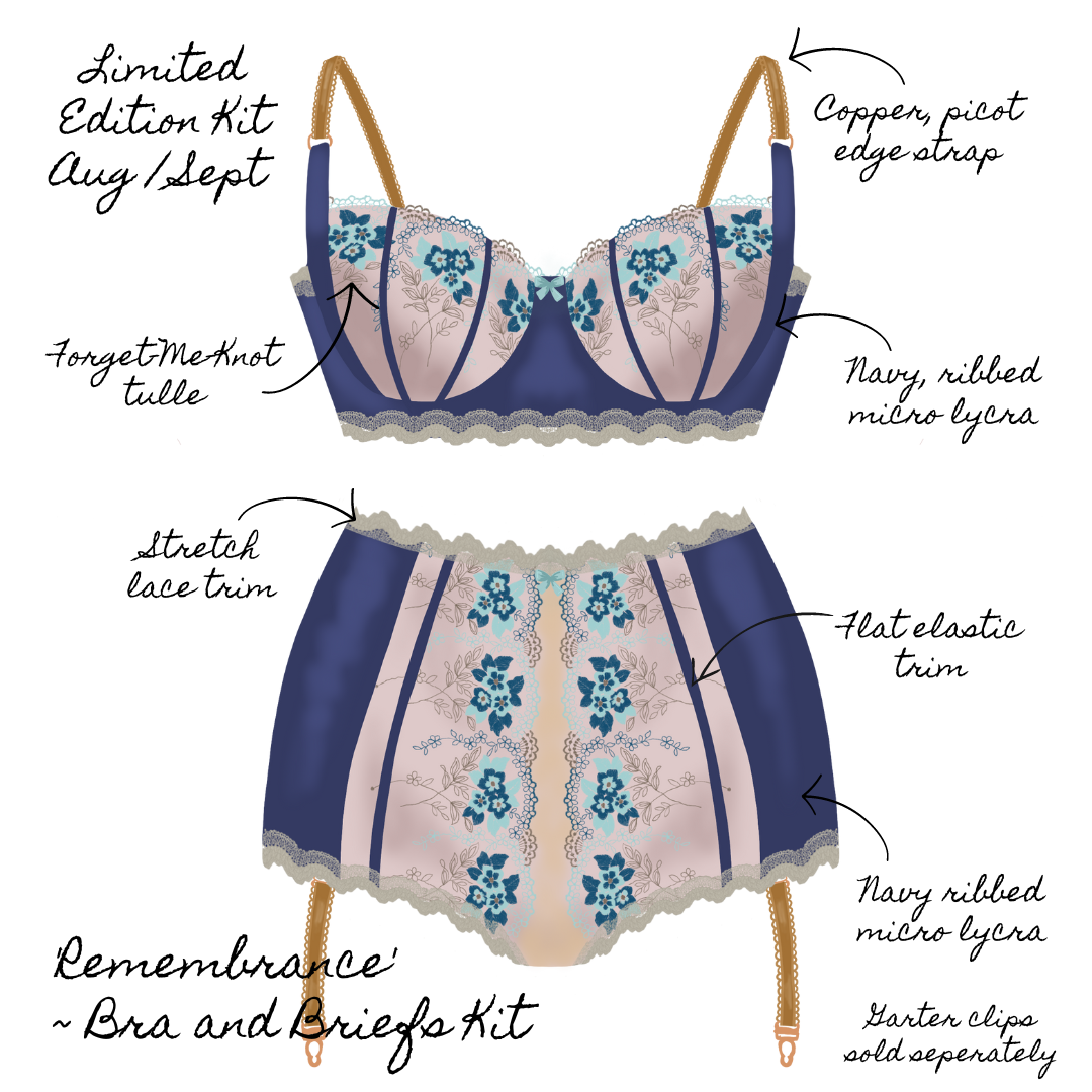 Limited Edition Kit ~ Remembrance ~ Underwire Bra + Briefs