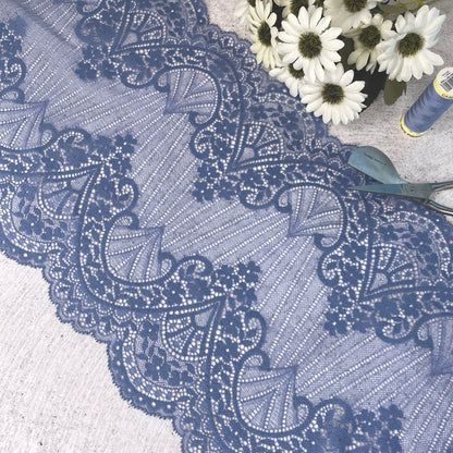 Stretch Lace ~ Cornflower