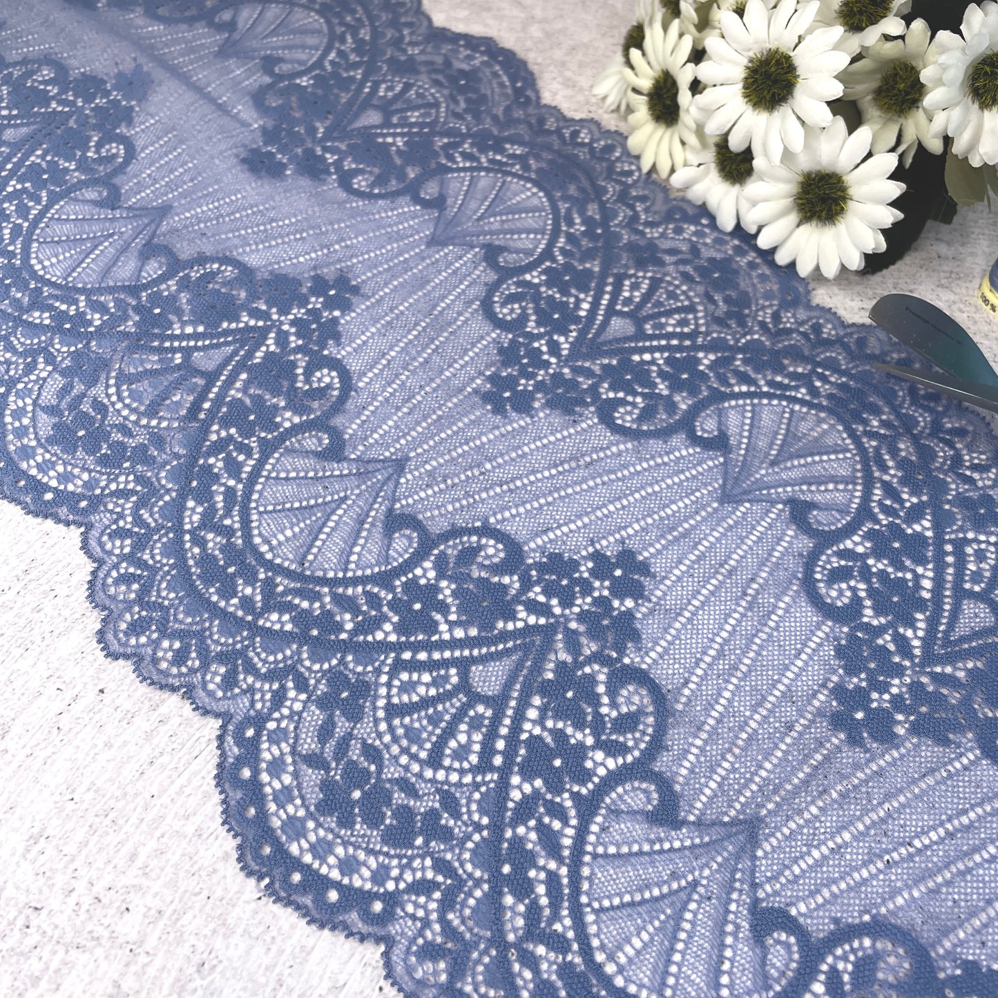 Stretch Lace ~ Cornflower