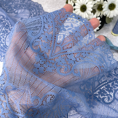 Stretch Lace ~ Cornflower