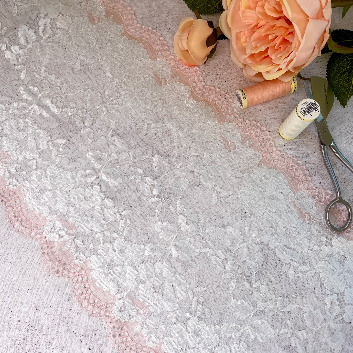 Stretch Lace ~ Sugar Petal
