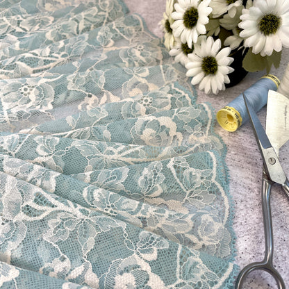 Stretch Lace ~ Duck Egg