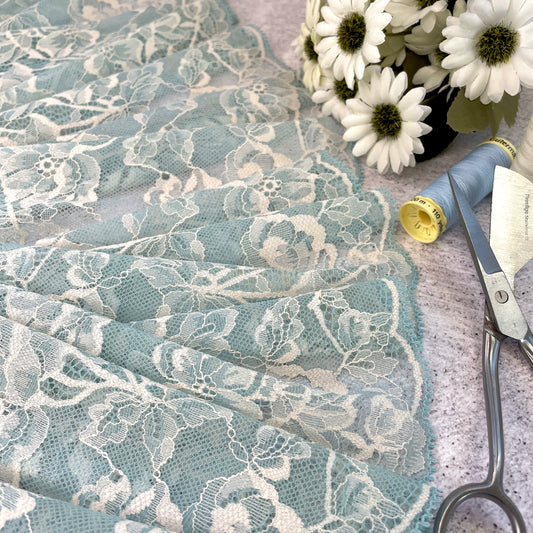Stretch Lace ~ Duck Egg
