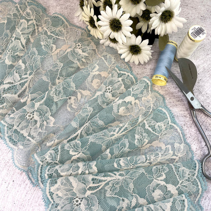 Stretch Lace ~ Duck Egg
