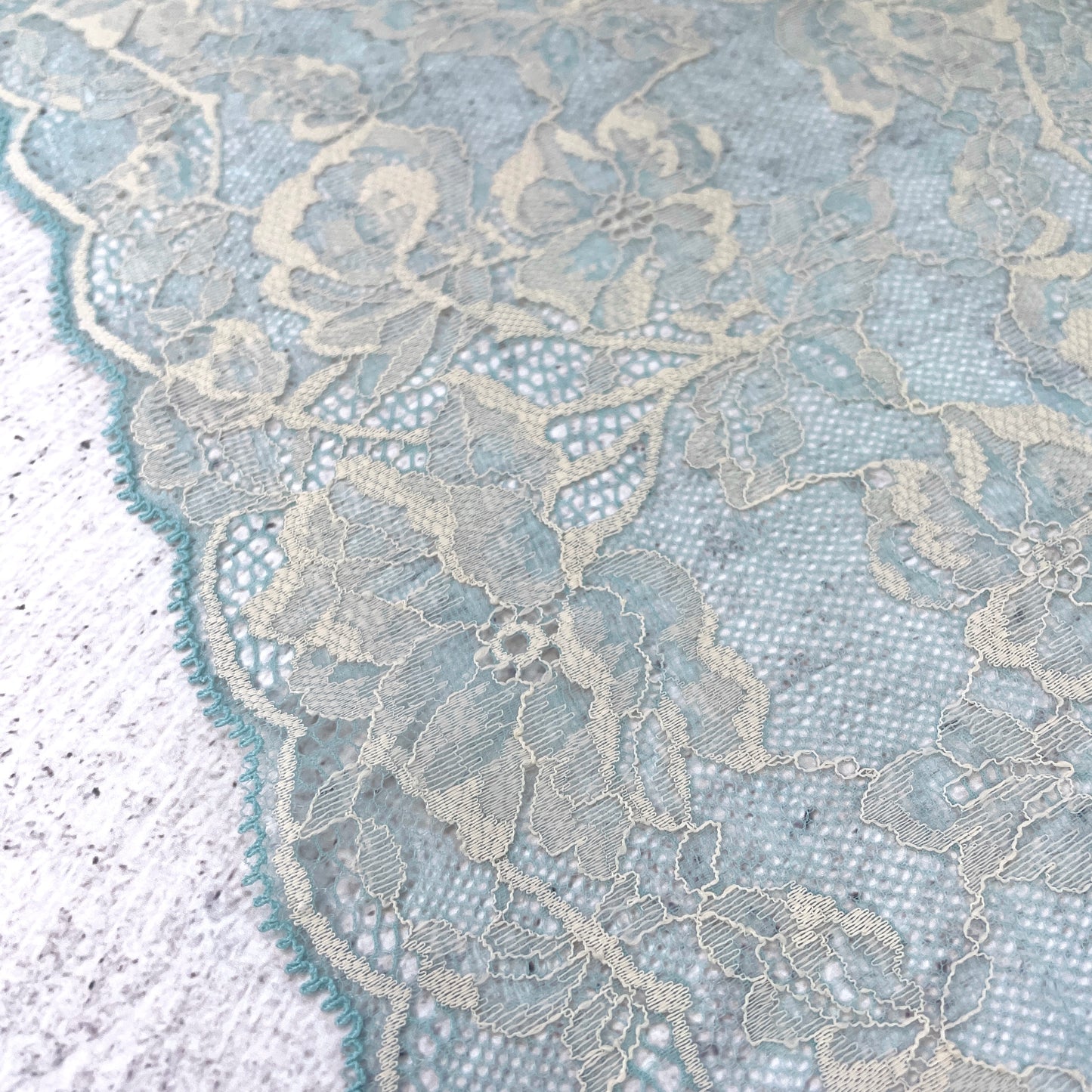 Stretch Lace ~ Duck Egg