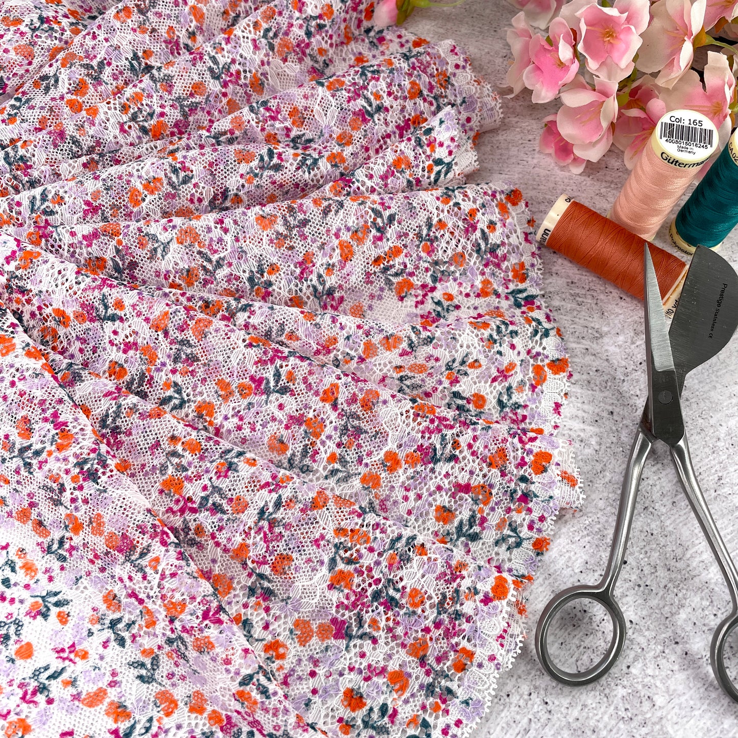 Stretch Lace ~ Petite Floral