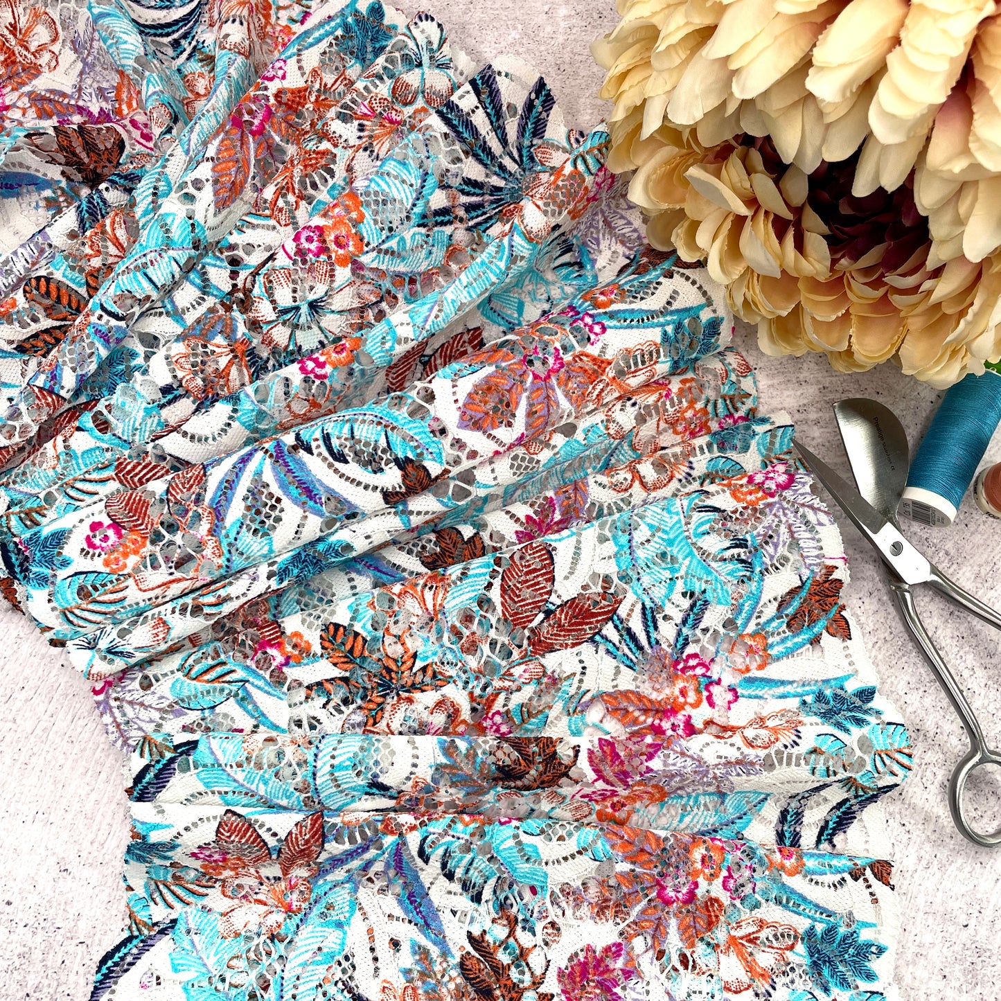 Stretch Lace ~ Tropical