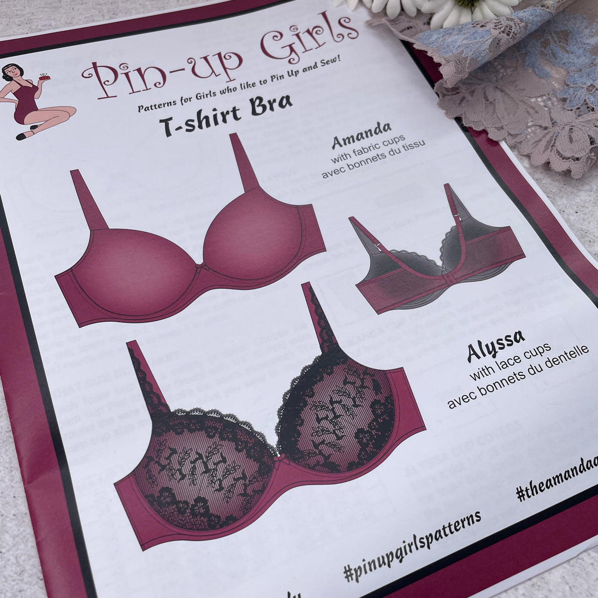 Pin-up Girls 'Amanda Alyssa' ~ paper pattern