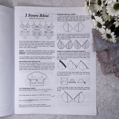 Pin Up Girls ‘Three Sisters Bikini’ ~ paper pattern