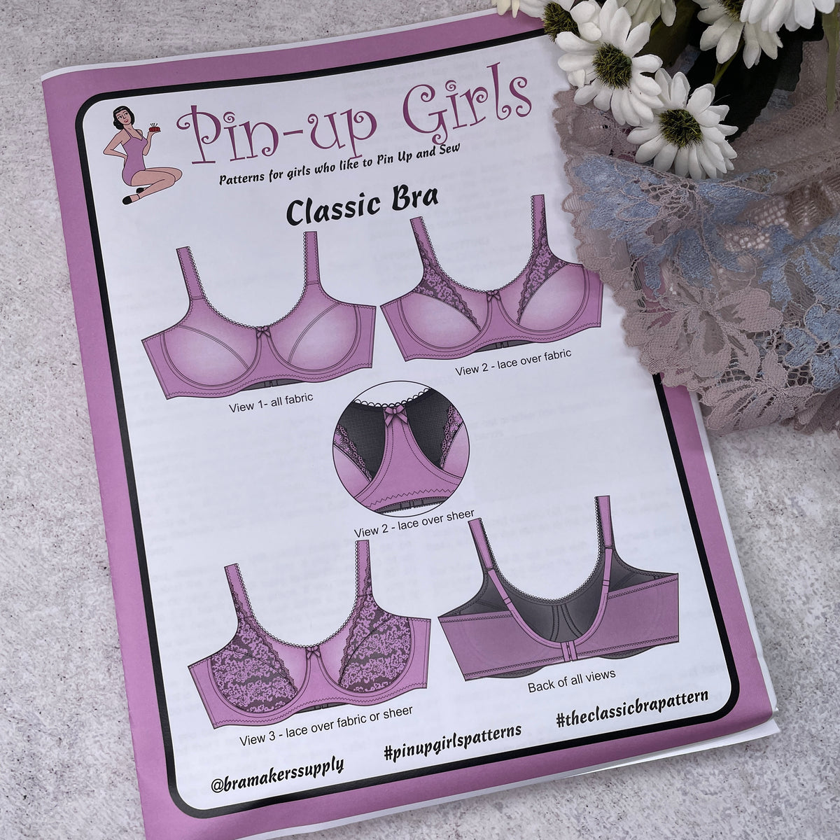 Pin-up Girls 'Classic Bra' - paper pattern