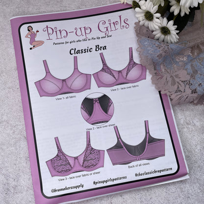 Pin-up Girls 'Classic Bra' - paper pattern