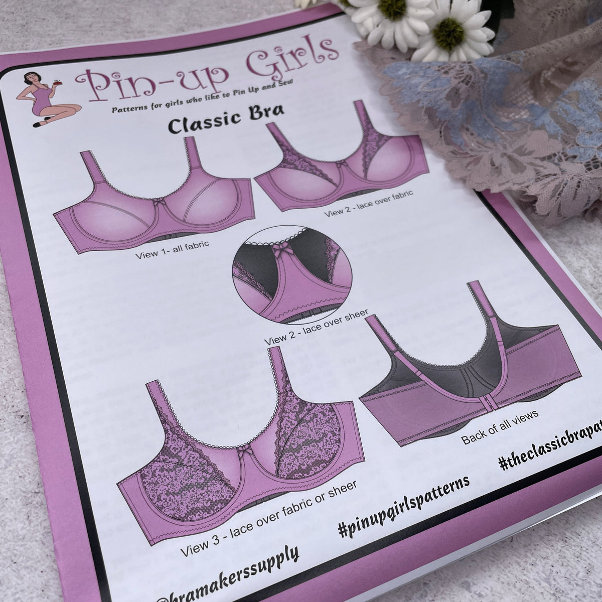 Pin-up Girls 'Classic Bra' - paper pattern