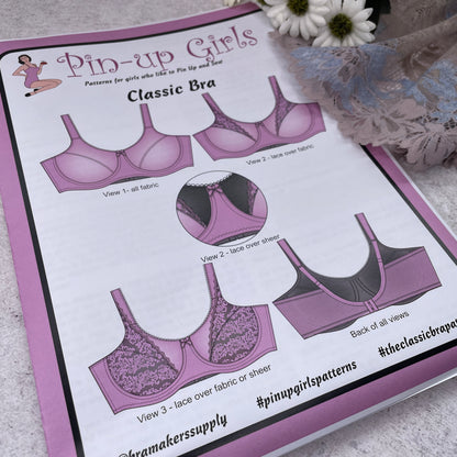 Pin-up Girls 'Classic Bra' - paper pattern