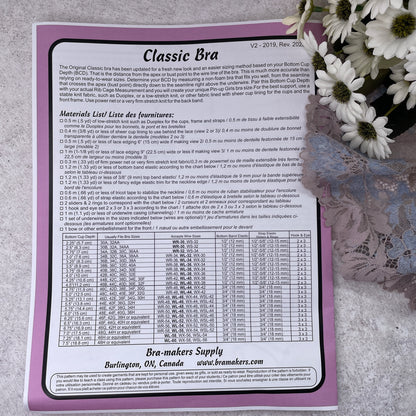 Pin-up Girls 'Classic Bra' - paper pattern