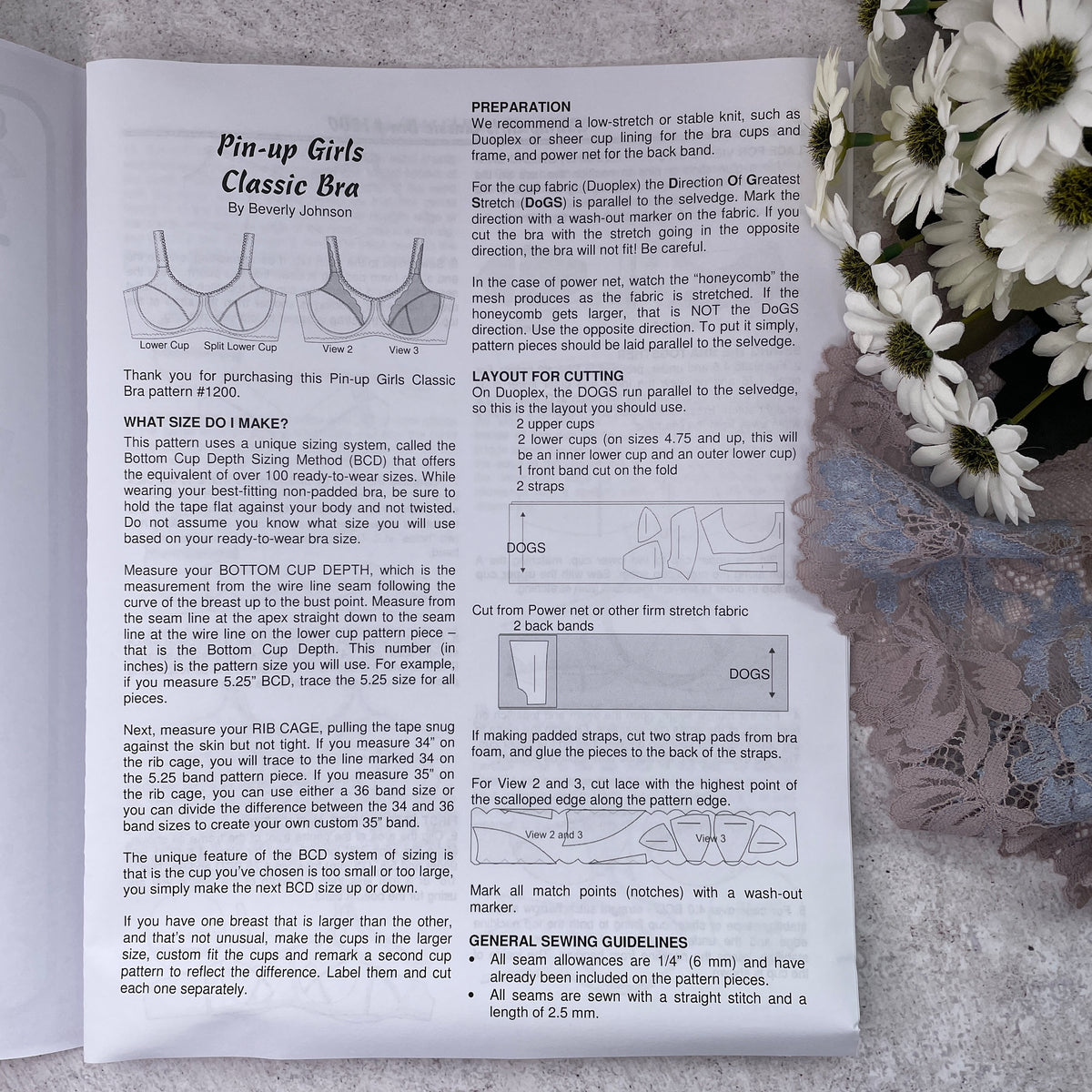 Pin-up Girls 'Classic Bra' - paper pattern