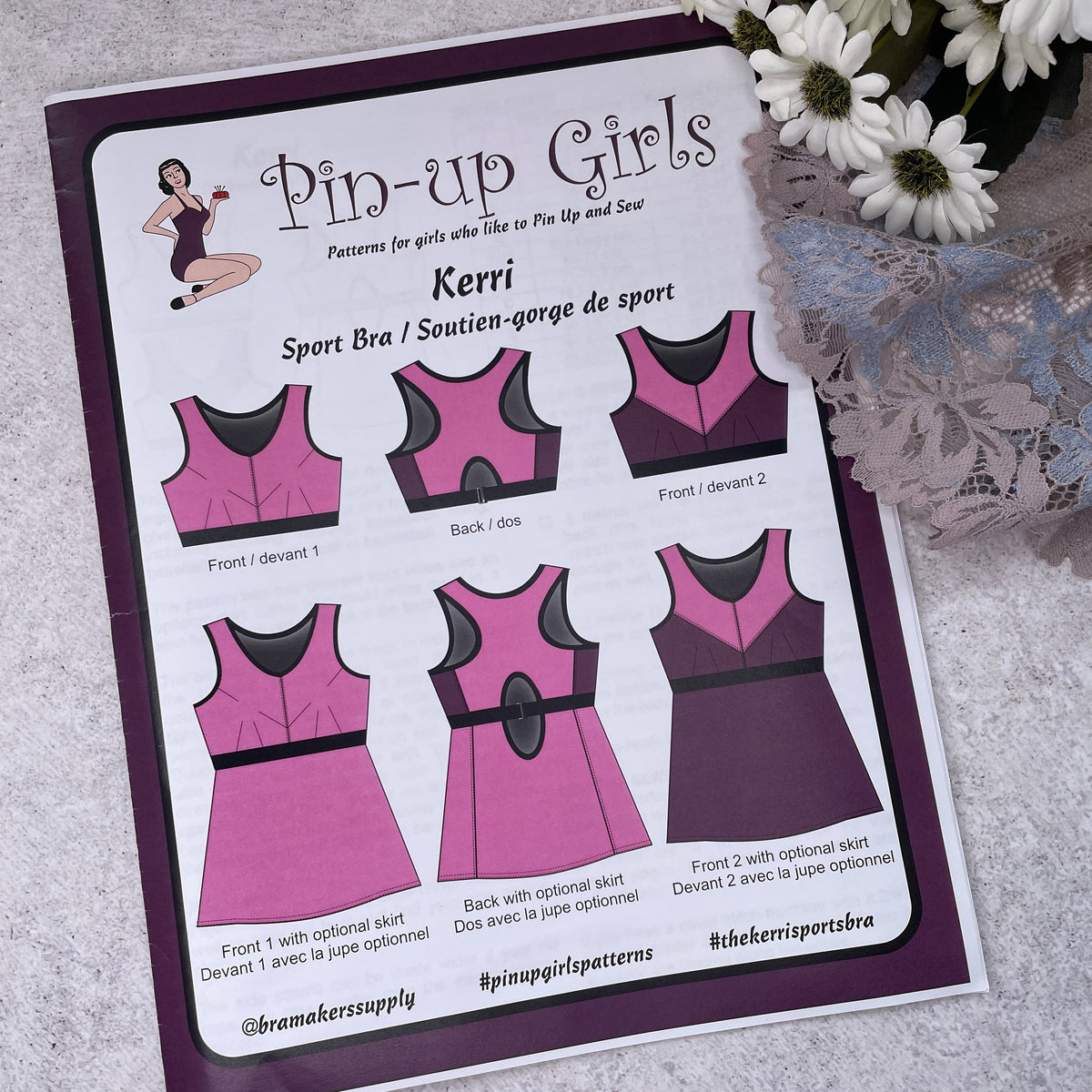 Pin Up Girls 'Kerri - No Bounce’ ~ paper pattern