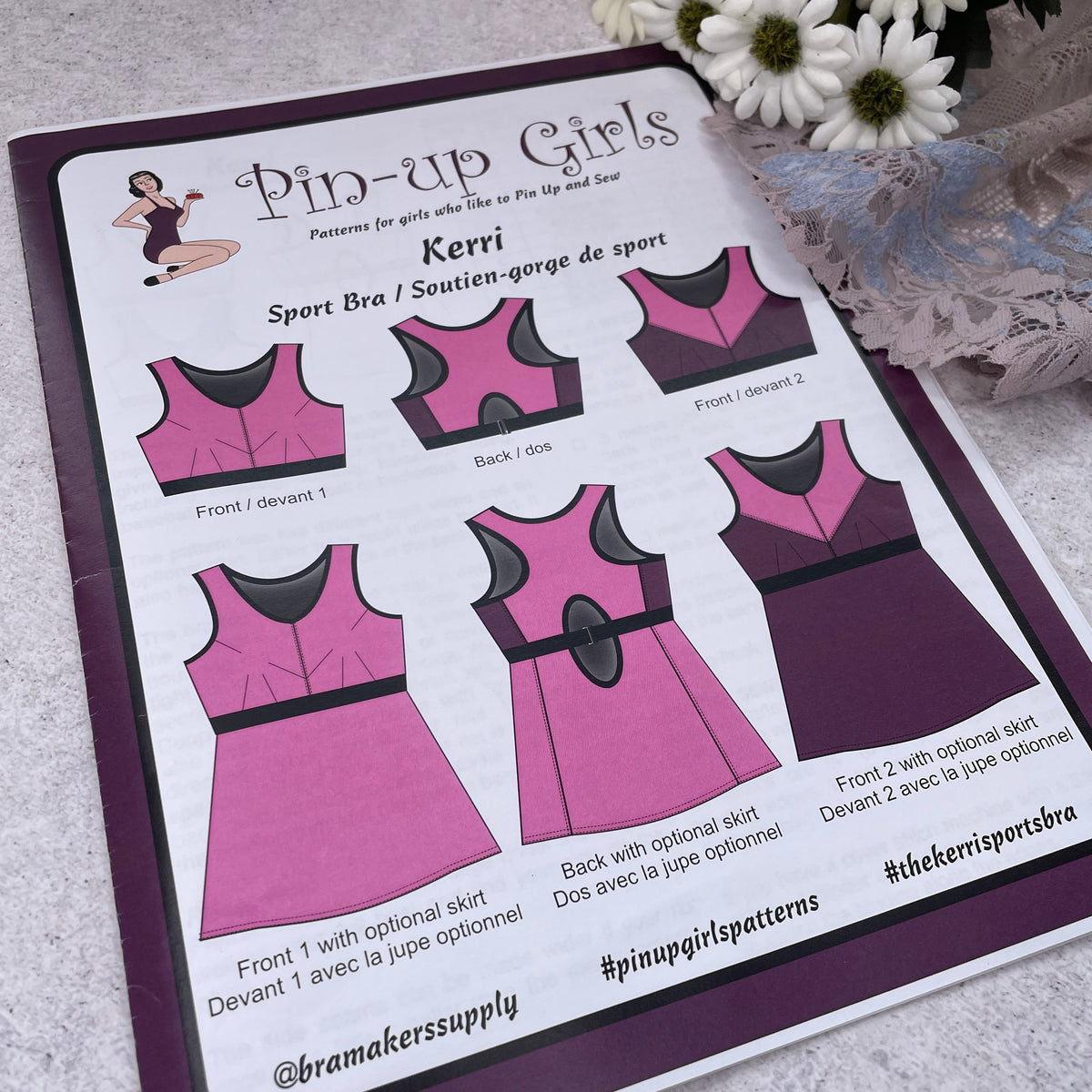 Pin Up Girls 'Kerri - No Bounce’ ~ paper pattern