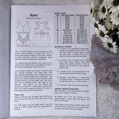Pin Up Girls 'Kerri - No Bounce’ ~ paper pattern