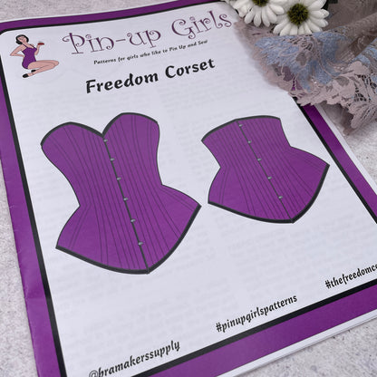 Pin Up Girls 'Freedom Corset' ~ paper pattern