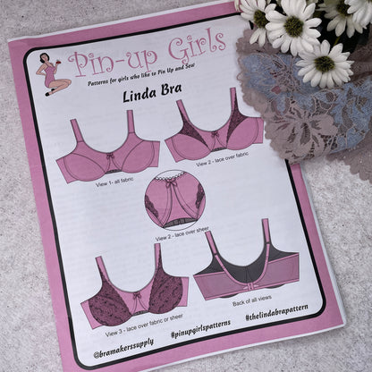 Pin Up Girls 'Linda Bra' ~ paper pattern