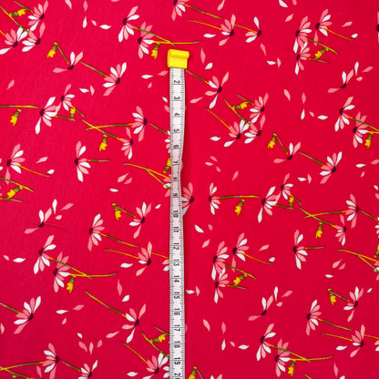 Cotton Lycra Print ~ He Loves Me Abloom