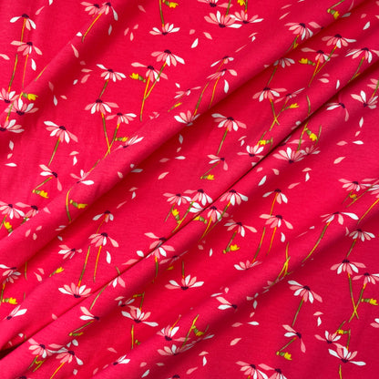 Cotton Lycra Print ~ He Loves Me Abloom