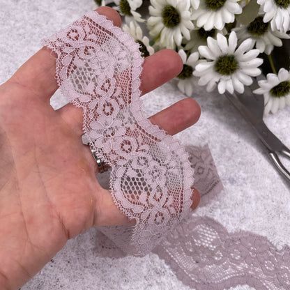 Stretch Lace - 47mm Dusky Mauve