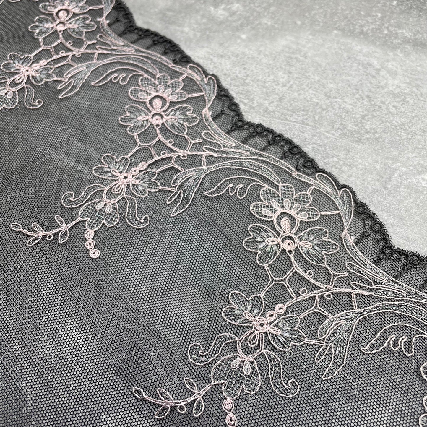 Embroidered Tulle ~ Twinkle (L+R)