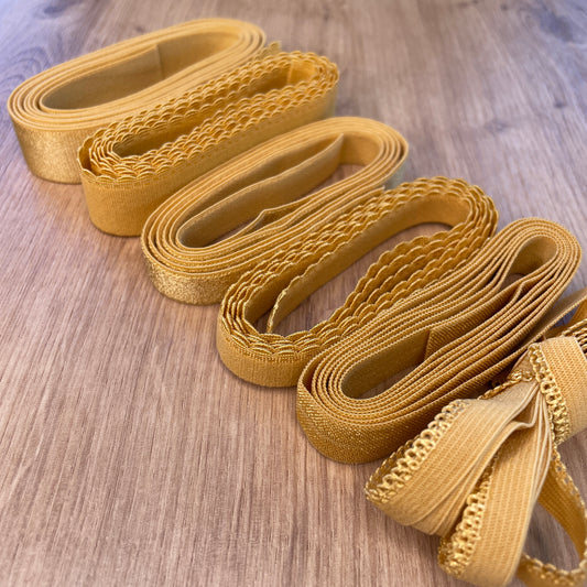 Elastic ~ Shop by Colour ~ Golden