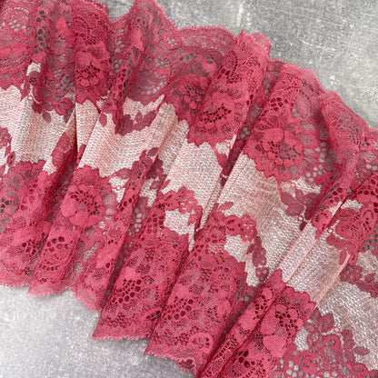 Stretch Lace ~ Rose Ripple