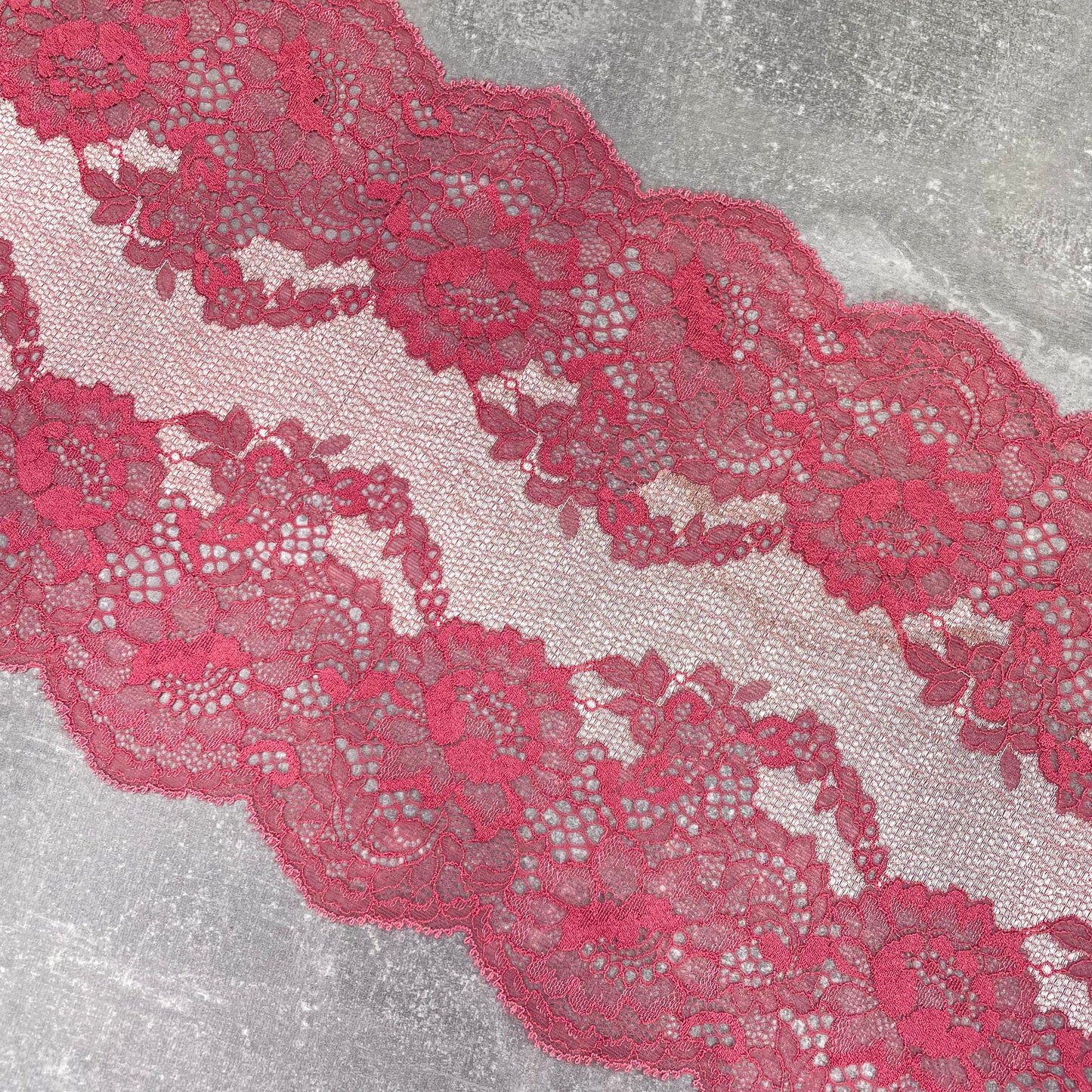 Stretch Lace ~ Rose Ripple