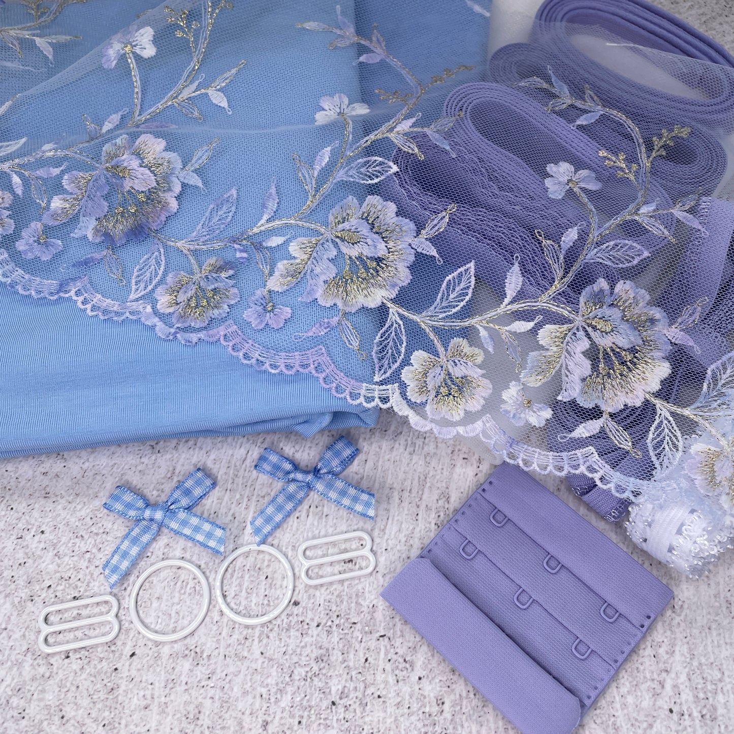 Limited Edition Kit ~ Hydrangeas and Heirlooms ~ Underwire Bra + Briefs