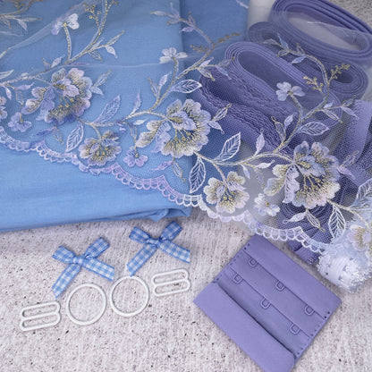 Limited Edition Kit ~ Hydrangeas and Heirlooms ~ Underwire Bra + Briefs