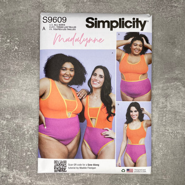 Madalynne x Simplicity S9609 Swimwear ~ paper pattern