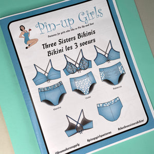 Pin Up Girls ‘Three Sisters Bikini’ ~ paper pattern