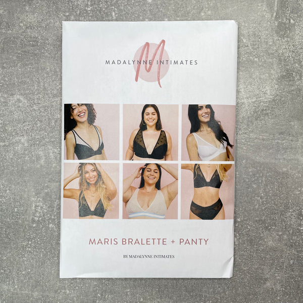 Madalynne Intimates ~ Maris Bralette and Panty ~ paper pattern