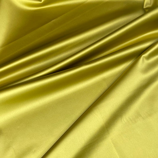 Stretch Satin ~ Chartreuse