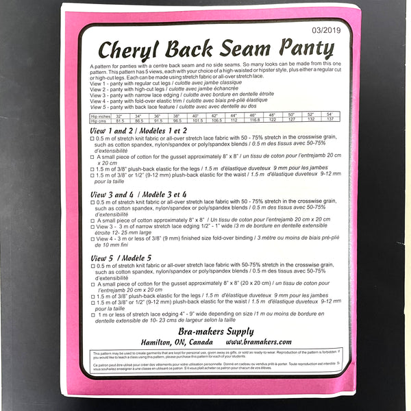 Pin Up Girls 'Cheryl’ ~ paper pattern
