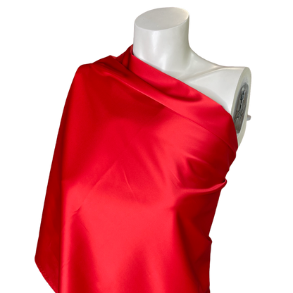 Stretch Satin ~ Red