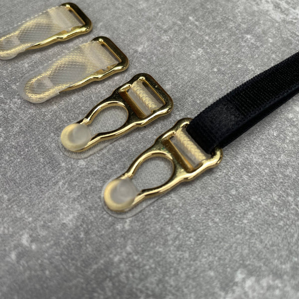 Suspender (Garter) Clips 10mm ~ Set of 4