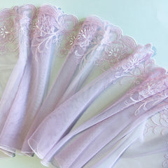 Embroidered Tulle ~ Mauvely (L+R)