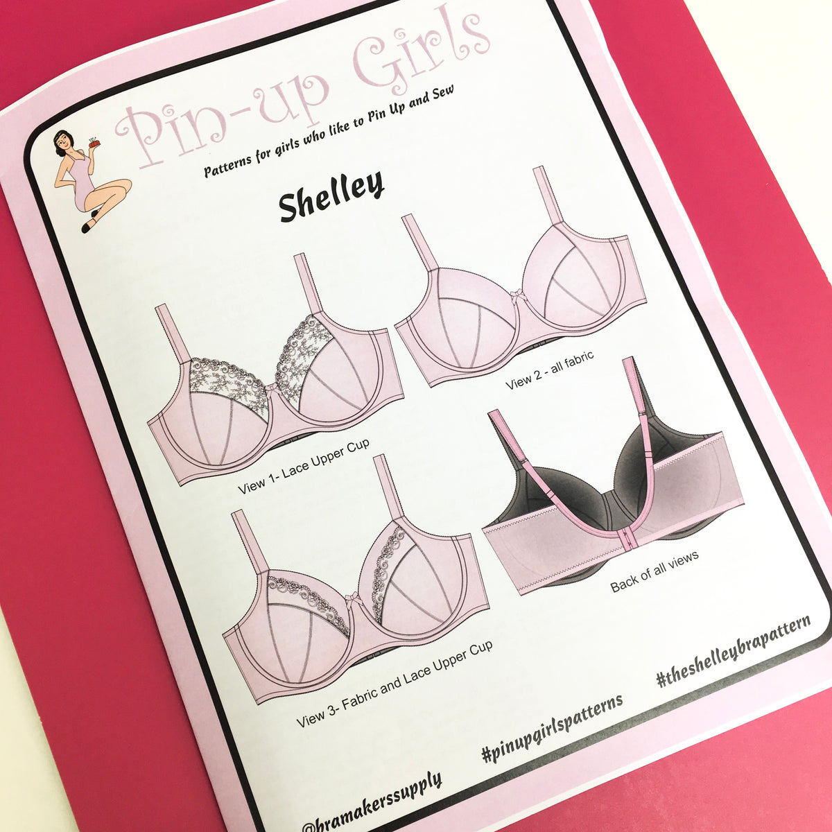 Pin Up Pattern Pin-up Girls 'Shelley' - paper pattern – Nellie Joans