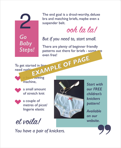 Getting Started in Bra Making ~ PDF ~ Volume 1 Introductory Steps