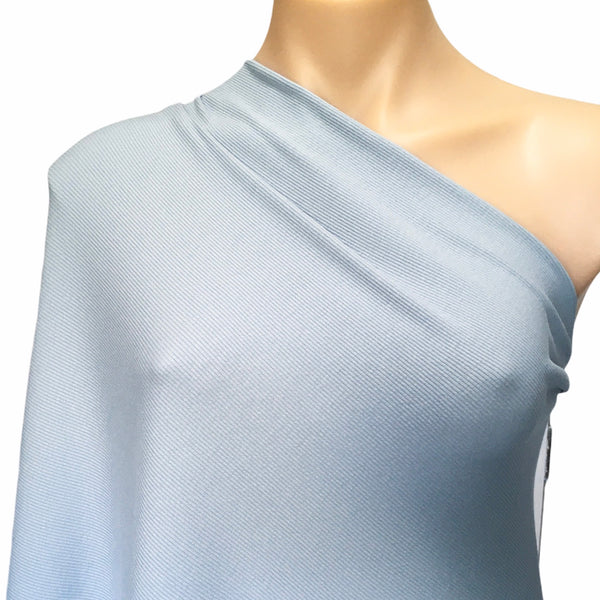 Cotton Ribbed ~ Sky ~ $30 pm